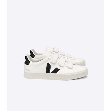 Men's Veja RECIFE CHROMEFREE Shoes White/Black | ZA 197BEX